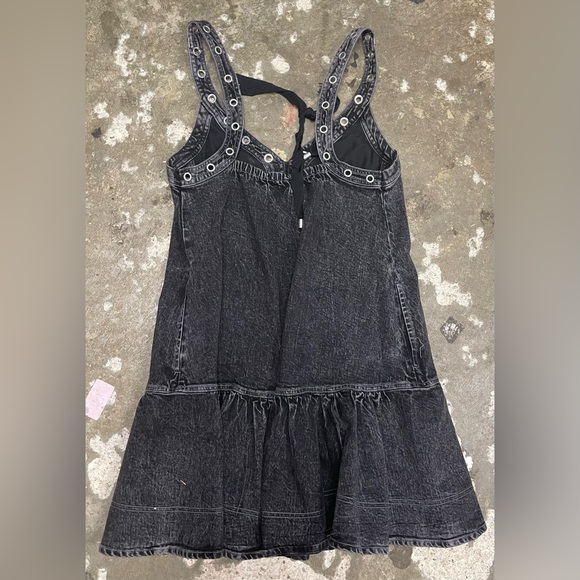 NWT Anthropologie Pilcro Sleeveless V-neck Studded Mini Dress - SZ S - Picture 2 of 4